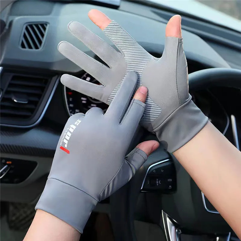 Spearfishing Glove - Buz ipek yarım parmak bisiklet eldiveni