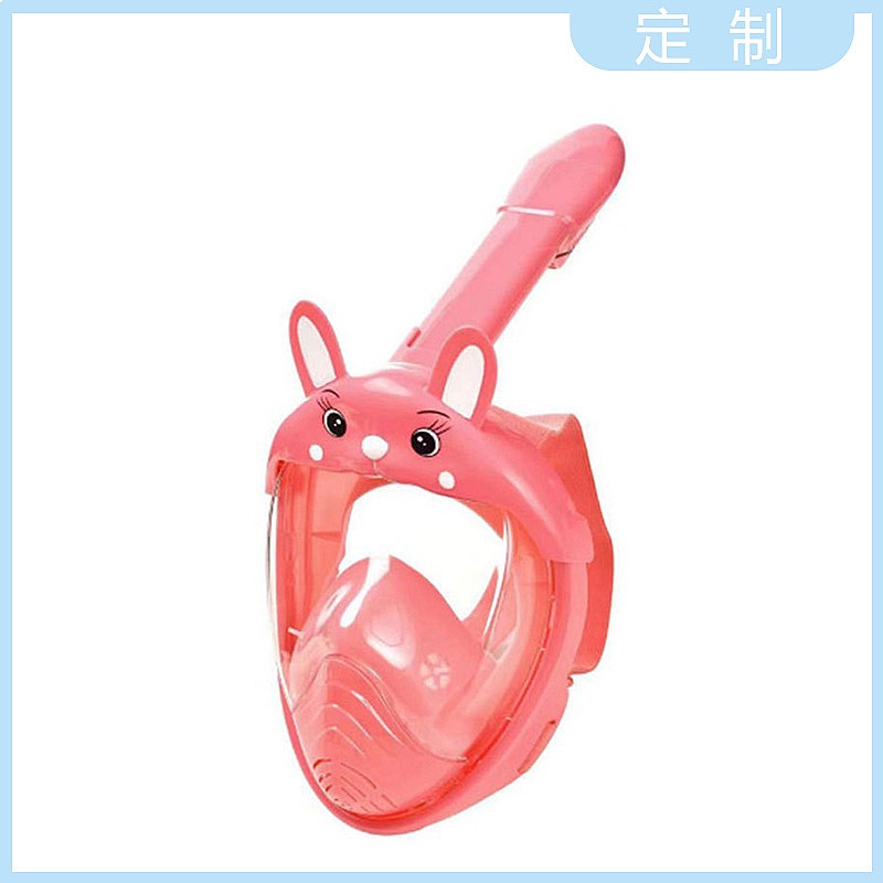 Snorkel Dry Top - Karikatür Tavşan Kulaklı Çocuklar İçin Şnorkel