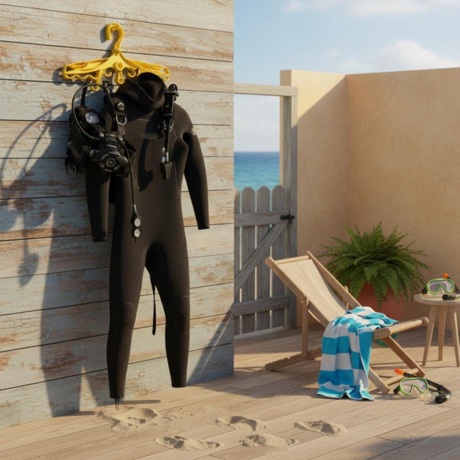 Aquatic Sports And Scuba - Sekiz Kancalı Plastik Dalış Askısı, Dalış