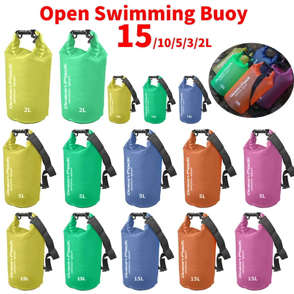 Swim Buoy Open Water - Açık su geçirmez çanta yüzme kuru