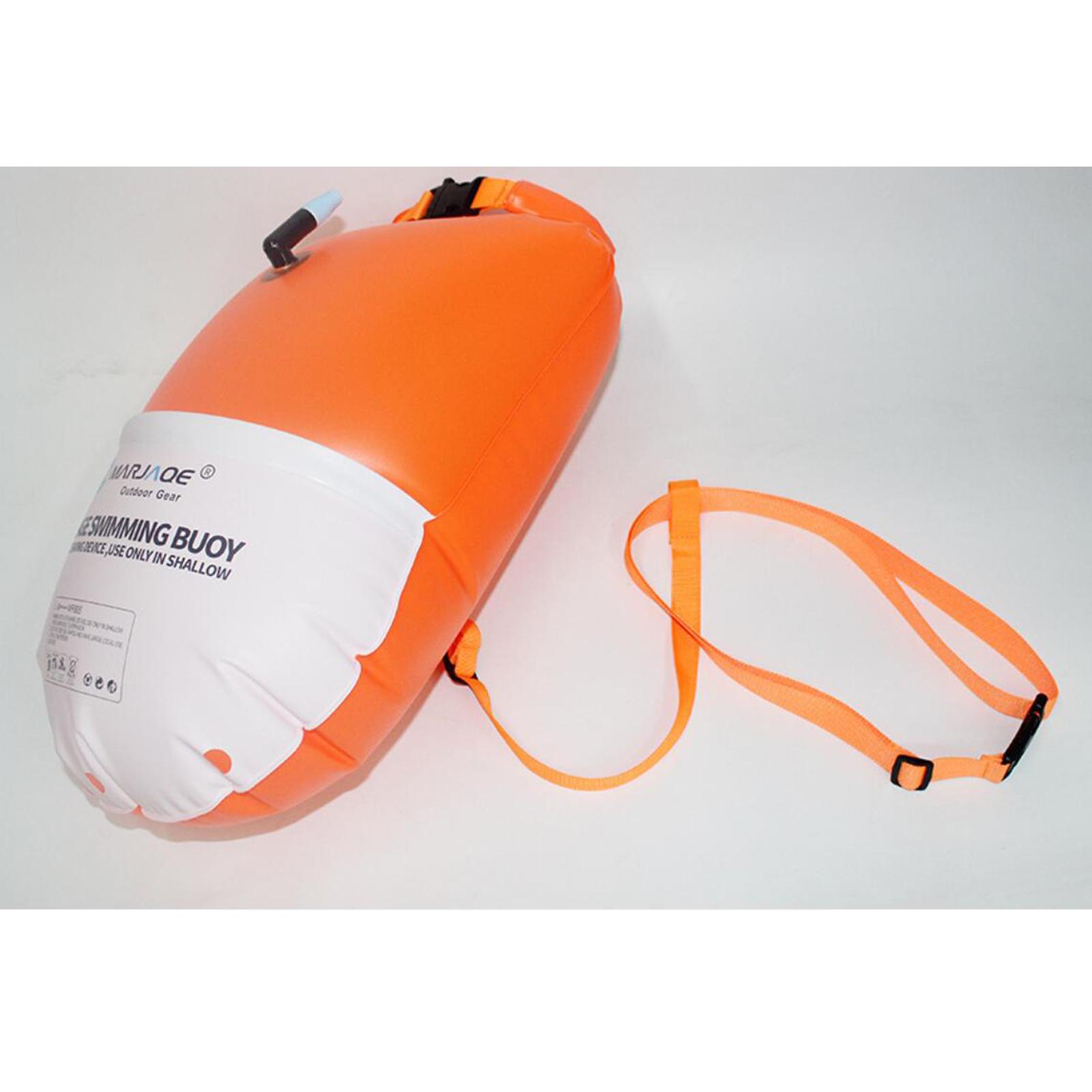 Swim Buoy Open Water - 20L PVC Yüzme Şamandırası, Ayarlanabilir Bel