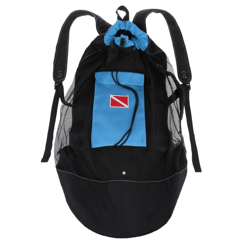 Snorkel Dry Top - Tüplü Dalış Fileli Sırt Çantası 80L