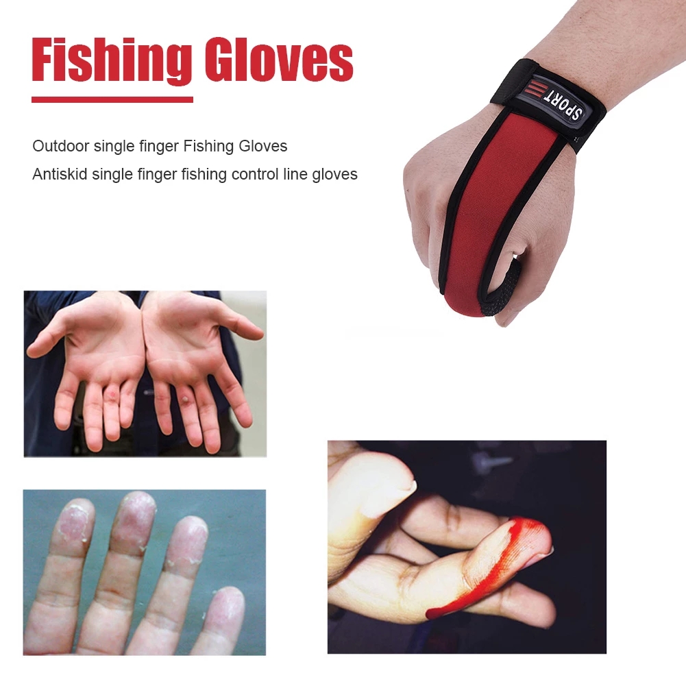 Spearfishing Glove - Balıkçılık eldivenleri 1 parmak koruyucu nefes